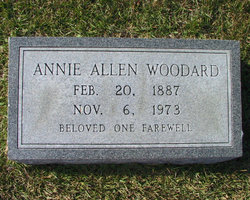 Annie Mae <I>Allen</I> Woodard 