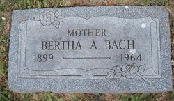 Bertha A <I>Bronson</I> Bach 