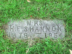 Mrs Harriett Elizabeth <I>Rice</I> Shannon 