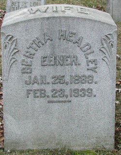 Bertha G <I>Headley</I> Ebner 