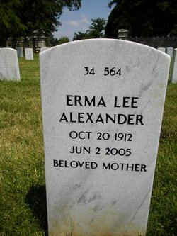 Erma Lee <I>Marler</I> Alexander 