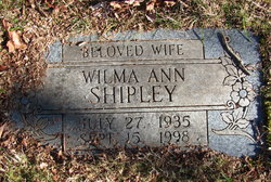 Wilma Ann <I>MILLER</I> Shipley 