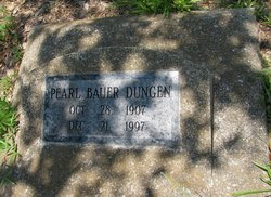 Pearl <I>Bauer</I> Dungen 