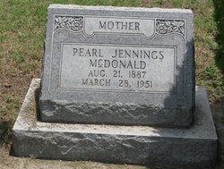 Pearl Ora “Mother Mac” <I>Jennings</I> McDonald 