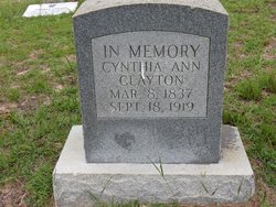 Cynthia Ann <I>Courtney</I> Clayton 