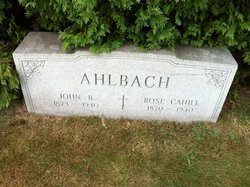 Rose <I>Cahill</I> Ahlbach 