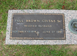 Paul Brown Givens 