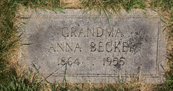 Anna <I>Weins</I> Becker 
