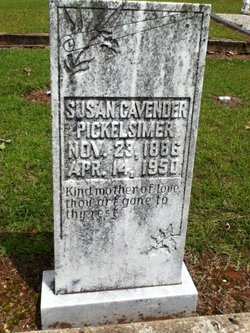 Susan <I>Cavender</I> Pickelsimer 