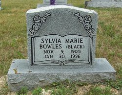 Sylvia Marie <I>Black</I> Bowles 