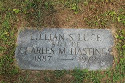 Lilla Susan “Lillian” <I>Luce</I> Hastings 