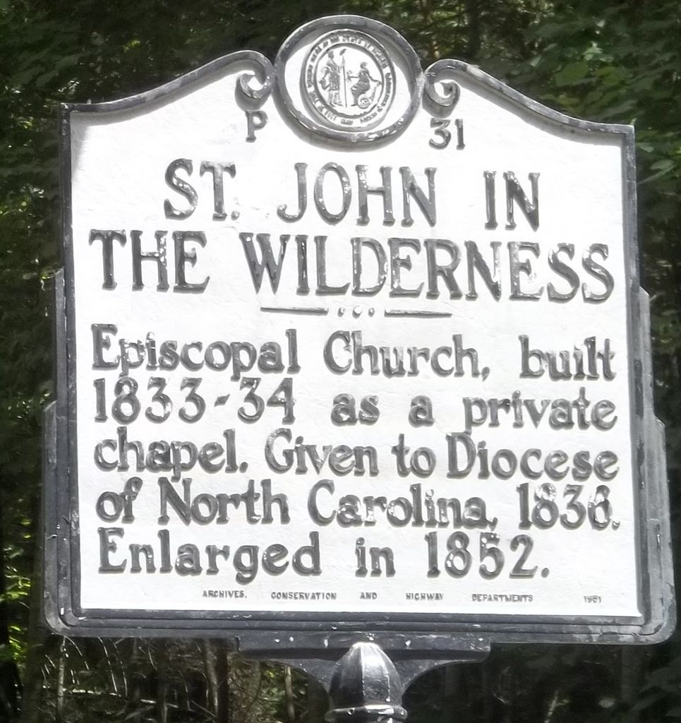 Saint John In the Wilderness Cemetery