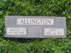 Margaret Alice “Maggie” <I>Richardson</I> Allington 