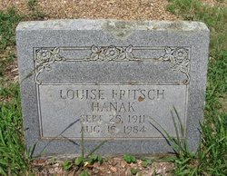Louise <I>Fritsch</I> Hanak 