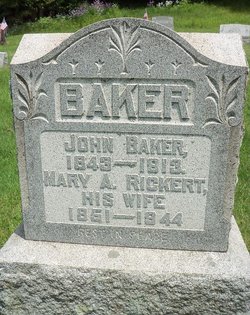 Mary Ann <I>Rickert</I> Baker 