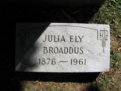 Julia Duncan <I>Ely</I> Broaddus 