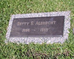 Elizabeth L. “Betty” <I>Armbruster</I> Albrecht 
