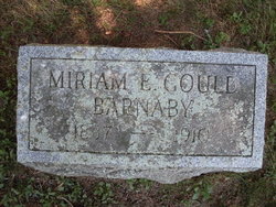 Miriam E <I>Gould</I> Barnaby 