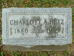 Charlott Anna <I>Pohl</I> Betz 
