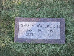 Cora B <I>Markham</I> Wallworth 