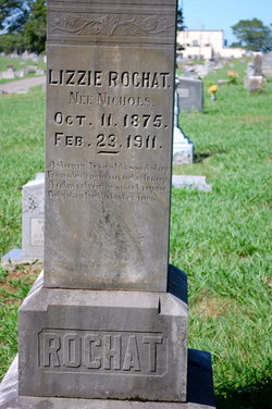 Lizzie E <I>Nichols</I> Rochat 