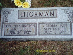 Victoria Jane <I>Minton</I> Hickman 