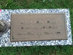 Betty Lois Adams 