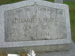 Adelaide Augusta Sheble 