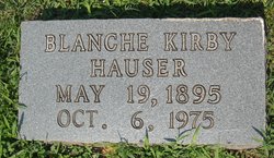 Minnie Blanche <I>Kirby</I> Hauser 