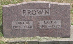 Edna <I>Oxley</I> Brown 