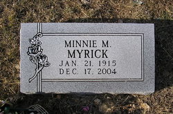 Minnie Anita <I>Huffman Farmer</I> Myrick 