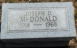 Joseph D McDONALD 