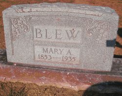 Mary Ann <I>Bement</I> Blew 