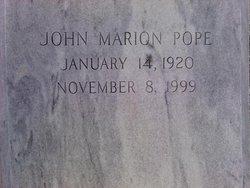 John Marion Pope 
