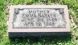 Mary Emiline “Emma” <I>Russell</I> Barker 