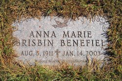 Anna Marie <I>Brisbin</I> Benefiel 