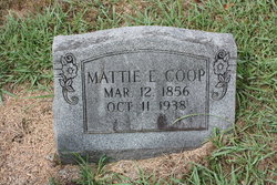 Mattie Elizabeth <I>Hicks</I> Coop 