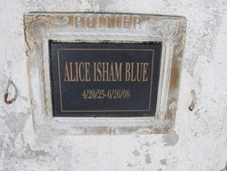 Alice <I>Isham</I> Blue 