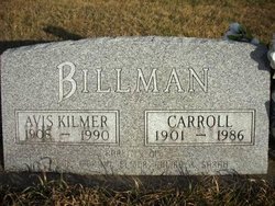 Avis Alma <I>Kilmer</I> Billman 