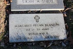 Margaret <I>Fegan</I> Blanton 