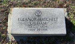 Eleanor <I>Hatchitt</I> Gilliam 