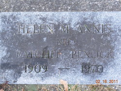 Helen M. <I>Ratcliff-Penlick</I> Annis 