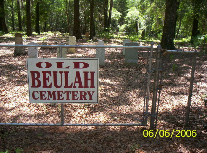 Old Beulah Primitive Baptist Cemetery