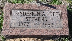 Desdemonia “Dee” <I>Jones</I> Stevens 