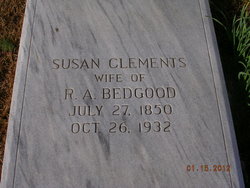 Susan <I>Clements</I> Bedgood 