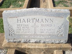 Bertha <I>Kunz</I> Hartmann 