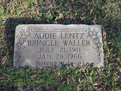 Addie <I>Lentz</I> Bringle Waller 