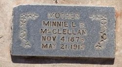 Miriam Lillie “Minnie” <I>Blackburn</I> McClellan 