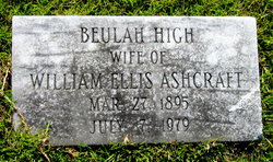 Beulah Ann <I>High</I> Ashcraft 