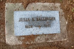 Julia Albertson <I>Bradley</I> Ballinger 